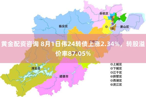 黄金配资咨询 8月1日伟24转债上涨2.34%，转股溢价率87.05%