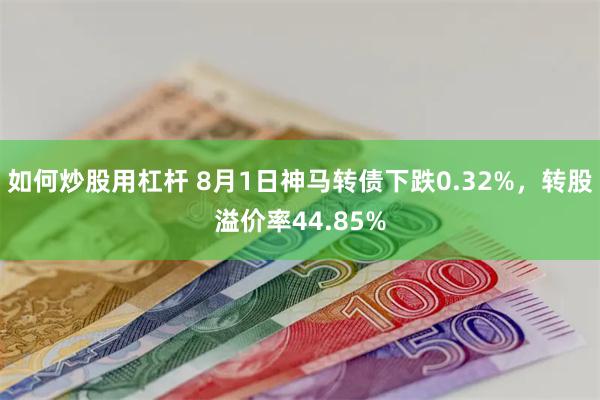 如何炒股用杠杆 8月1日神马转债下跌0.32%，转股溢价率44.85%