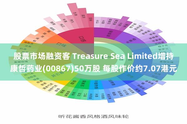 股票市场融资客 Treasure Sea Limited增持康哲药业(00867)50万股 每股作价约7.07港元