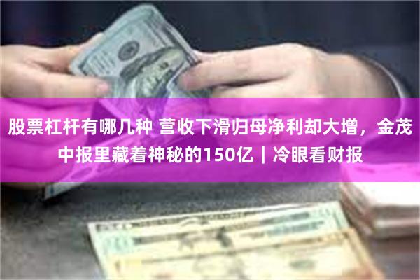 股票杠杆有哪几种 营收下滑归母净利却大增，金茂中报里藏着神秘的150亿｜冷眼看财报