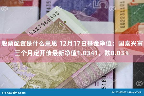 股票配资是什么意思 12月17日基金净值：国泰兴富三个月定开债最新净值1.0341，跌0.03%